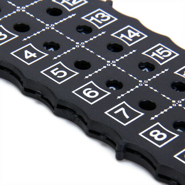 Plastic 18 Holes Golf Stroke Counter Score Keeper Shot Scoring Keychain Golfer