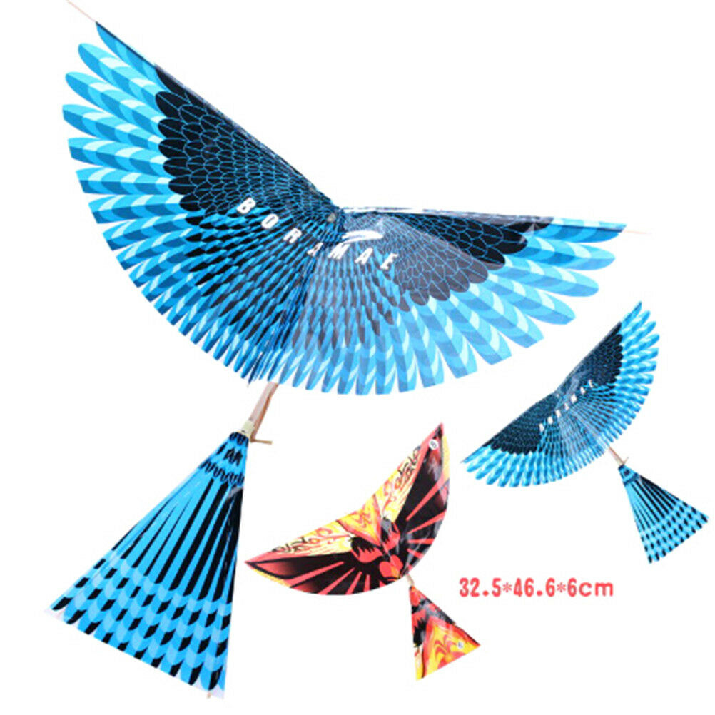 Rubber Band Power Handmade Birds Models Science Kite Toys Kids Assembly GifDEAU