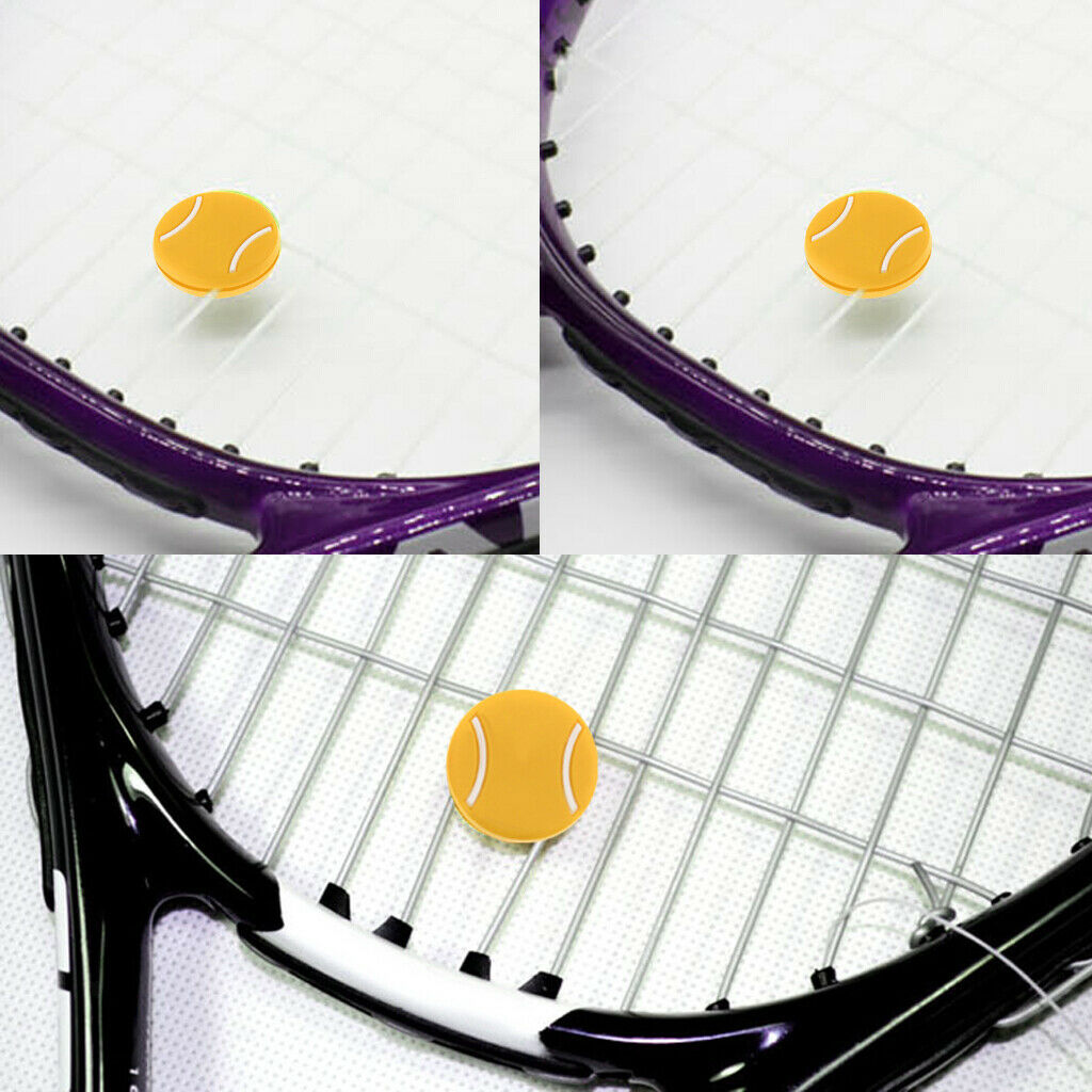 8pcs 25mm Shock Vibration Dampener Absorber Damper for Tennis Squash Racquet