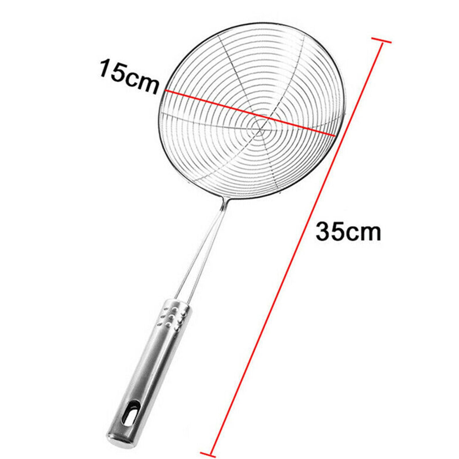 Stainless Steel Spider Skimmer Strainer Practical Long Handle Kitchen Strainer