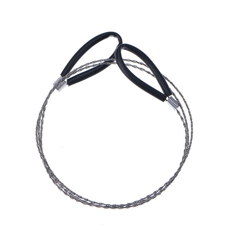 Lightweght Stainless Steel Wire Saw Outdoor Survival Tool Kit Survival Saw BDAU