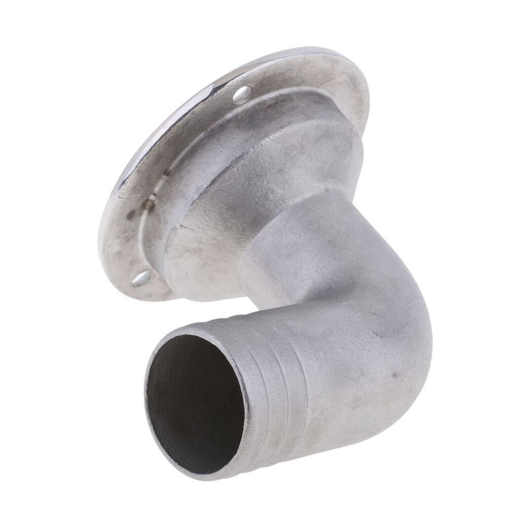 Marine 316 Stainless Steel Boat Floor Deck Drain - Mirror Polished