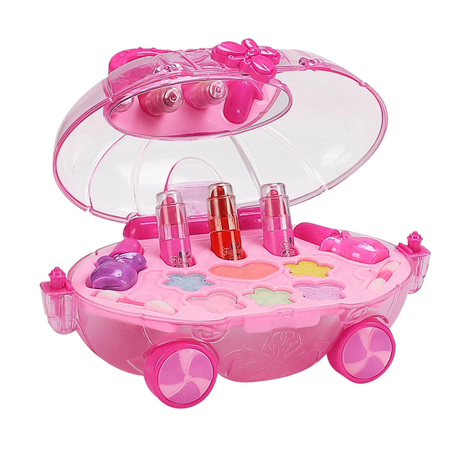 2x Safe Girls Makeup Set Washable Princess Beauty Cosmetics Dress Up Gift