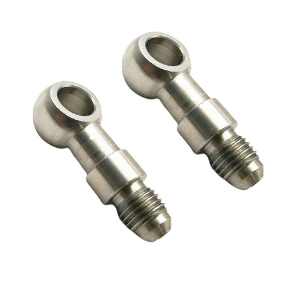 2Pcs 10mm M10 Eye Adapter Fitting AN -4 (AN4 AN 04) Premium Stainless Steel