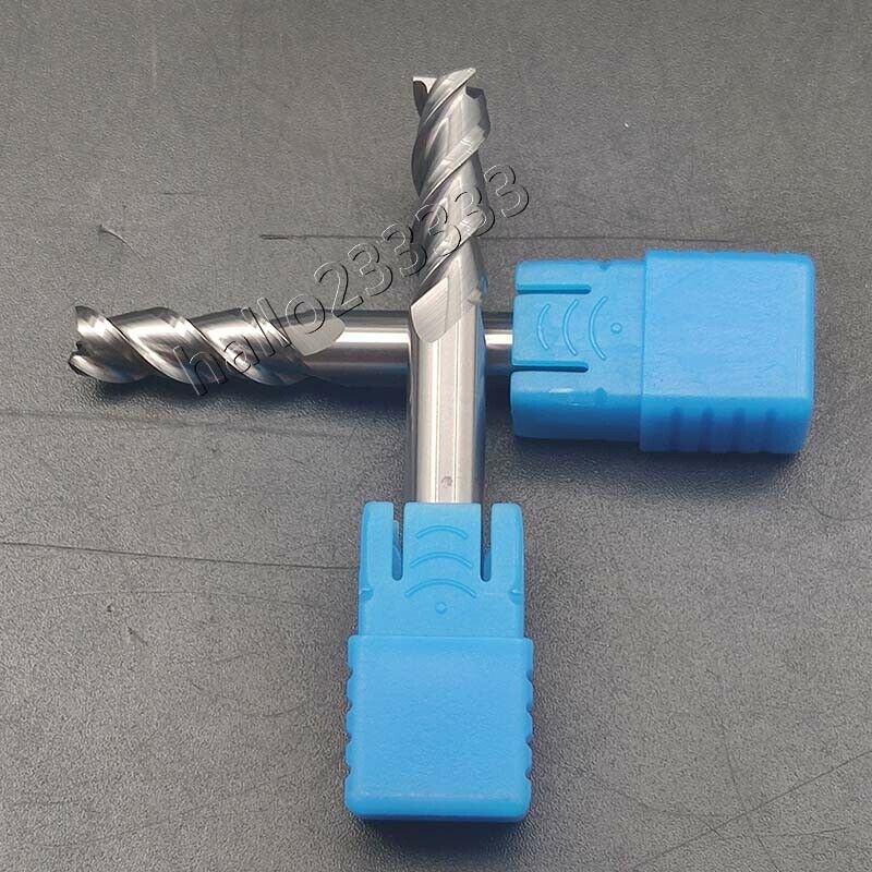 3PCS 6mm 3Flute Tungsten steel aluminum milling cutter 50mm Shank HRC45-50
