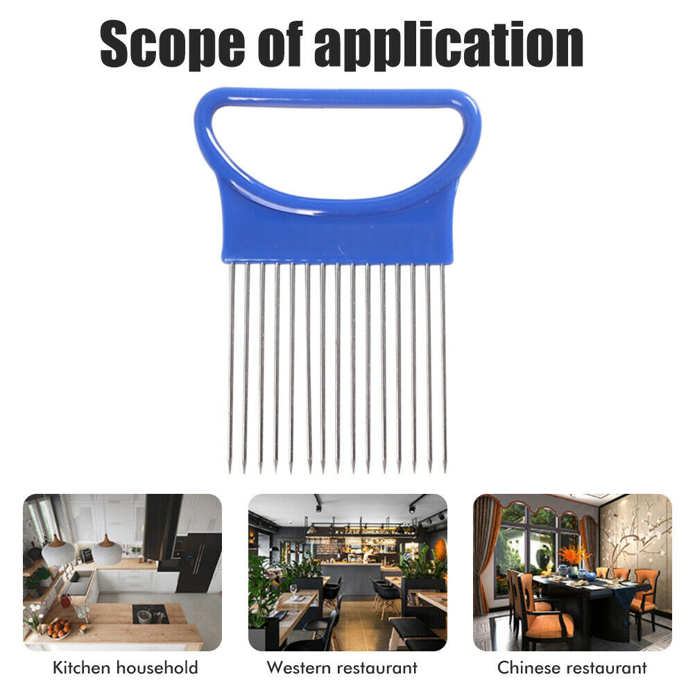 Vegetables Slicer Cutting Aid Holder Guide Slicing Cutter Kitchen Onion Holder