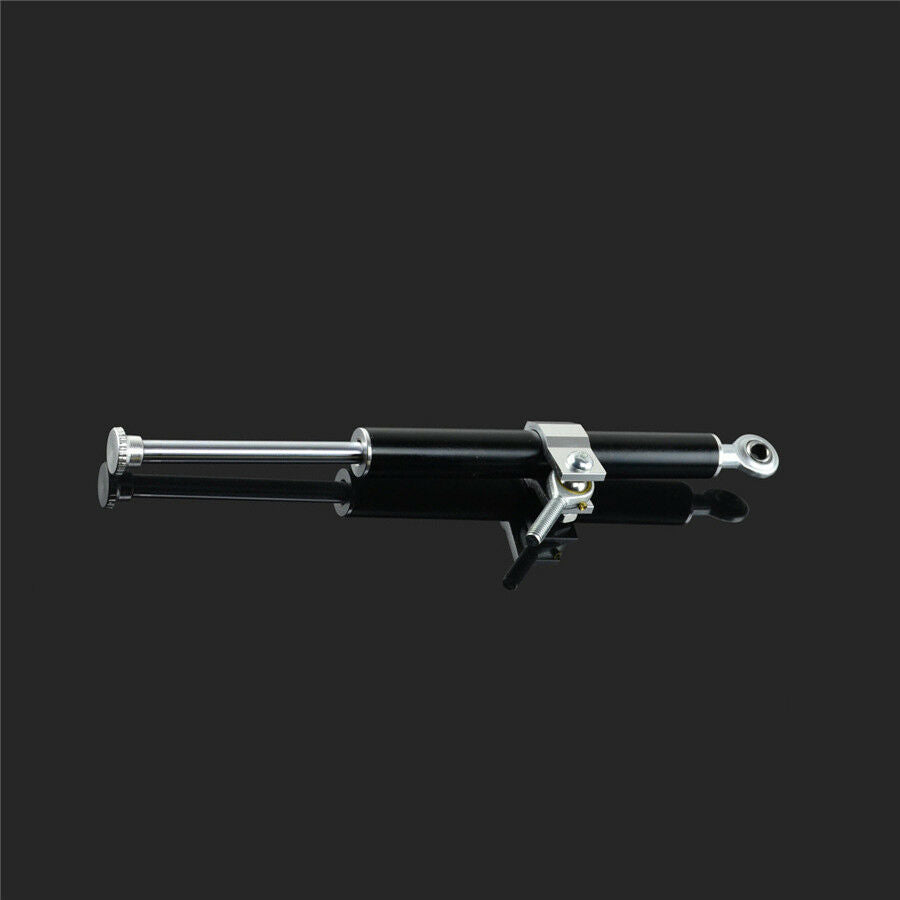 330mm Aluminum Universal Steering Damper 6Way Adjustable Stabilizer For Kawasaki