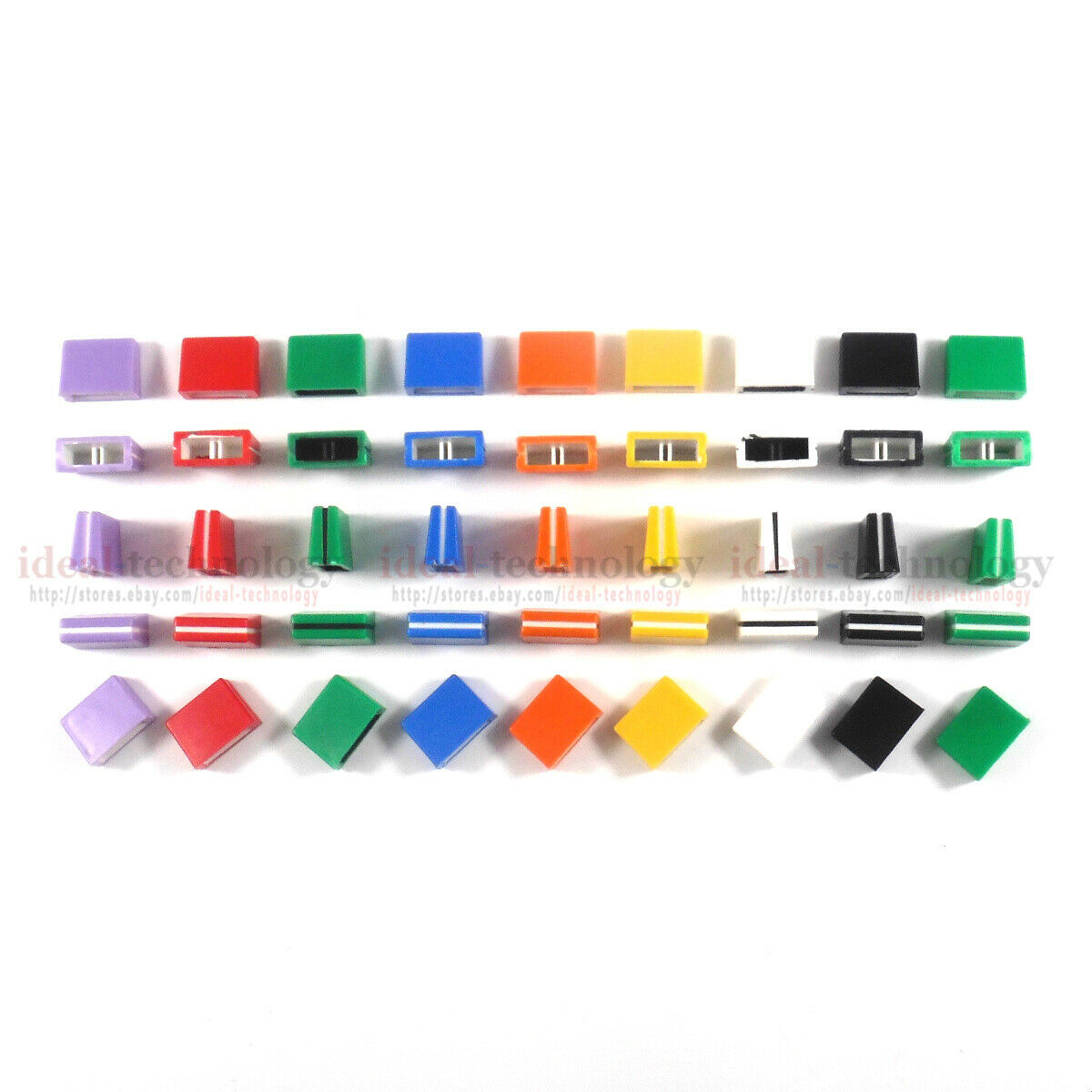 45Pcs/Lot REPLACEMENT CROSSFADER KNOB FOR PIONEER DJM800 DJM700 DAC2371