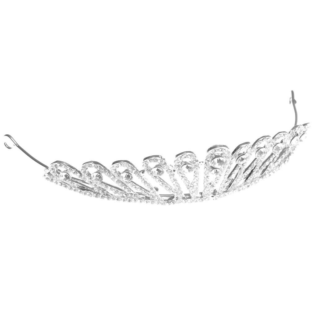 Rhinestone Crown Women Bridal Tiara Wedding Queen Prom Pageant Princess