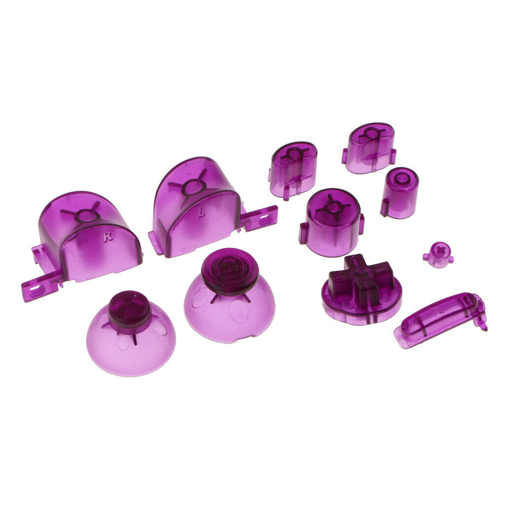 Bullet ABXYZ Buttons+Thumbsticks & D-pad for   NGC Controller Purple