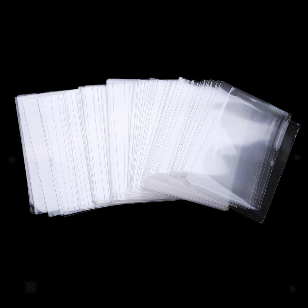 100x Cards Protector Card Sleeves Magic of Three Kingdom Game Transparent