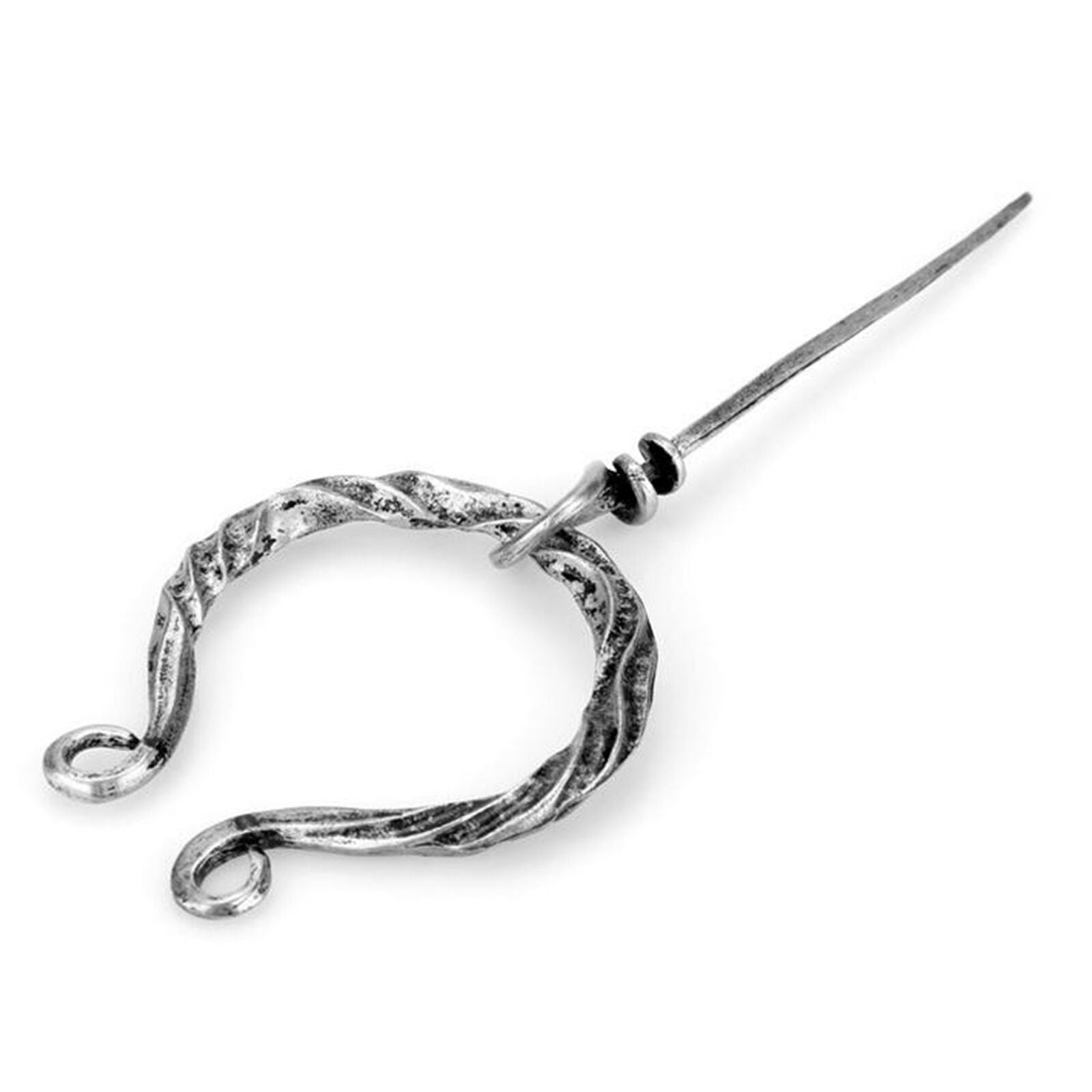 Brooch Pin Celtic Knot Pin Irish Shawl Cloak Pin Scarf Kilt Pewter Viking Pagan
