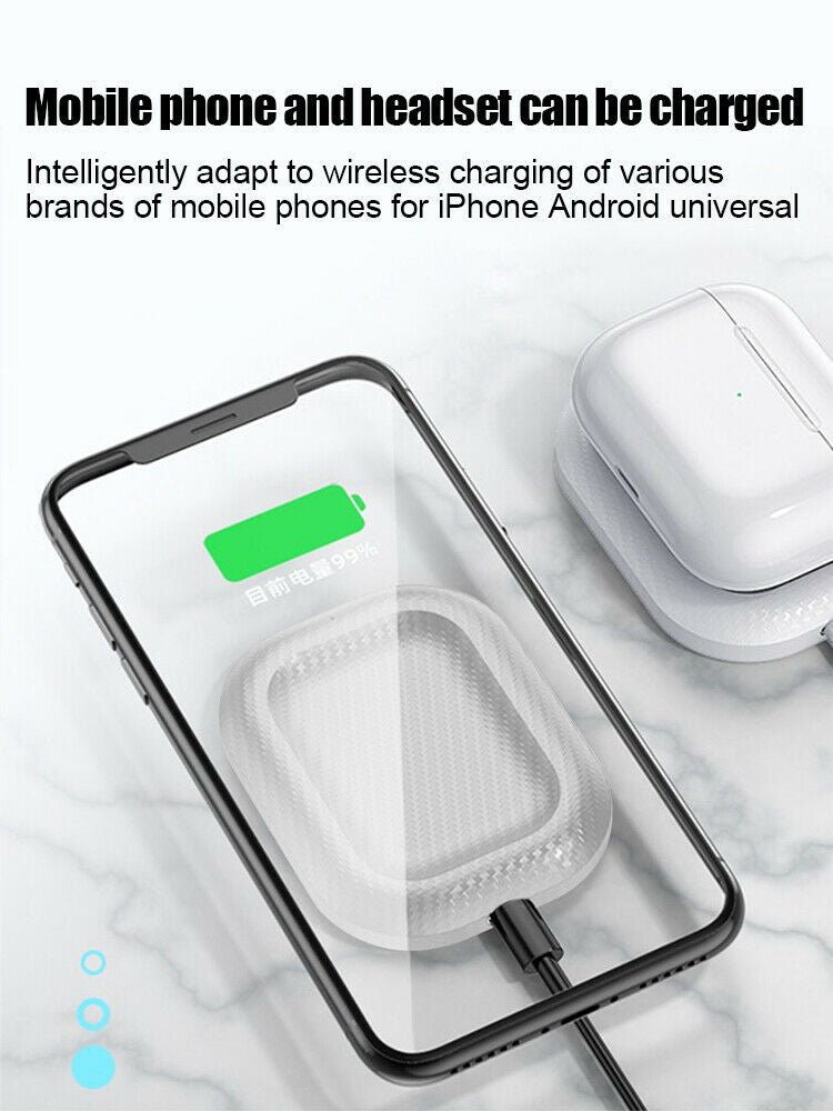 Wireless Charger Fast Charging Pad Dock Station Mat For AirPods Pro/2 Headset LI