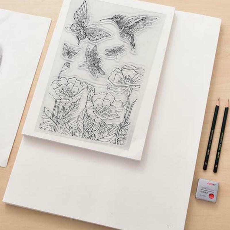 Hummingbird Silicone Clear Seal Stamp DIY Scrapbooking Embossing Photo Album