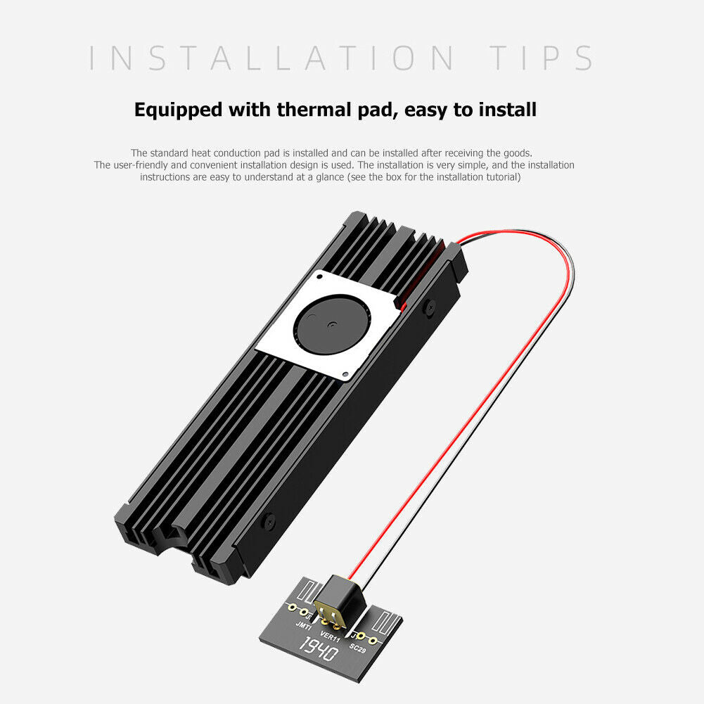 M.2 SSD Heatsink Cooler NVME 2230 2242 NGFF Solid State Hard Disk Radiator Pads