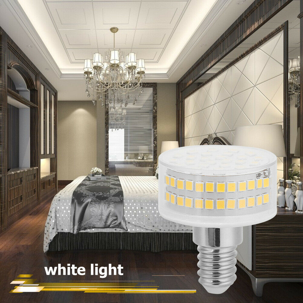 220V 10W Replace Corn Lamp No Flicker Dimmable E14 SMD2835 88LED Light Bulb @