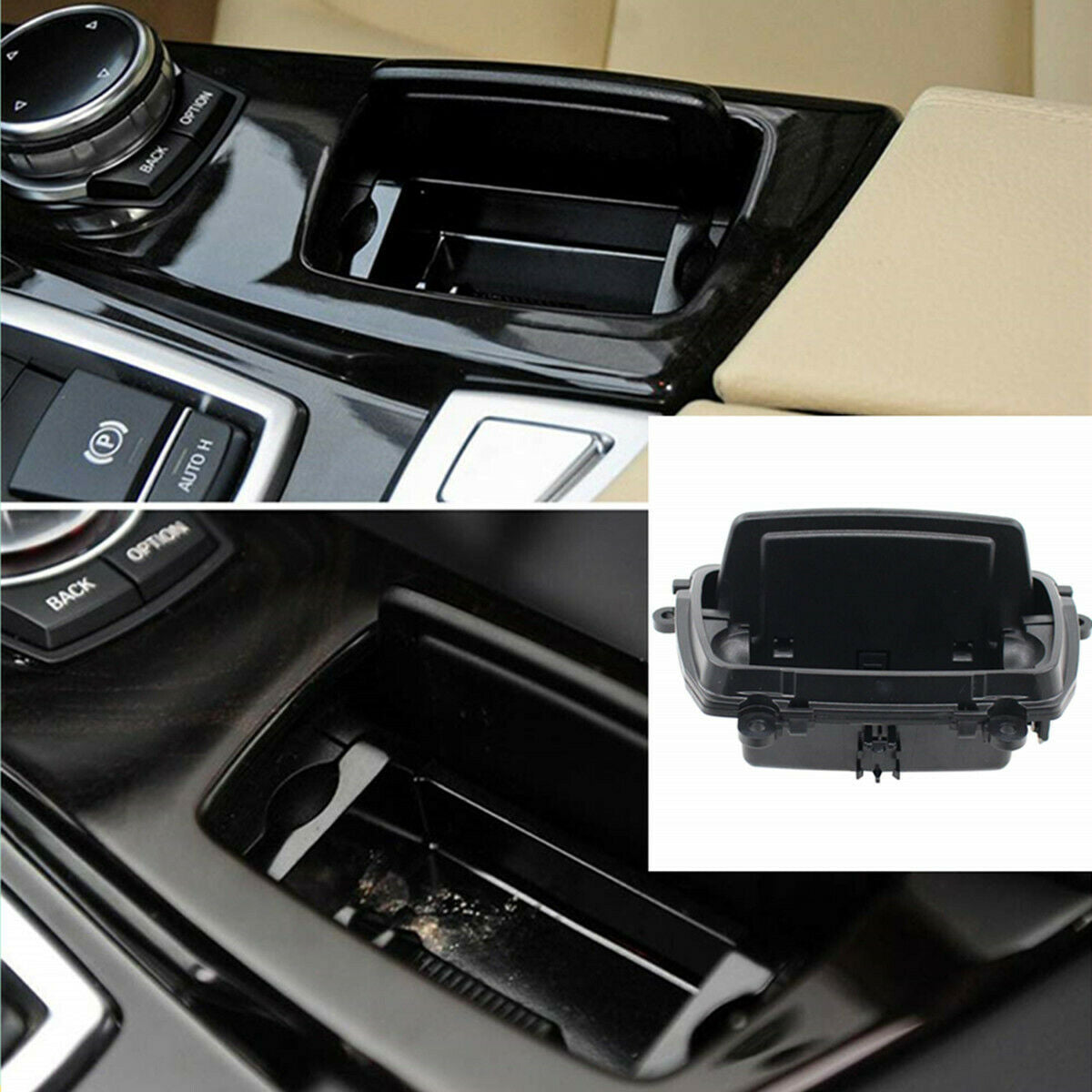 Center Console Ashtray Cover 51169206347 Front Fit For BMW 5 Series F11 F10 LCI