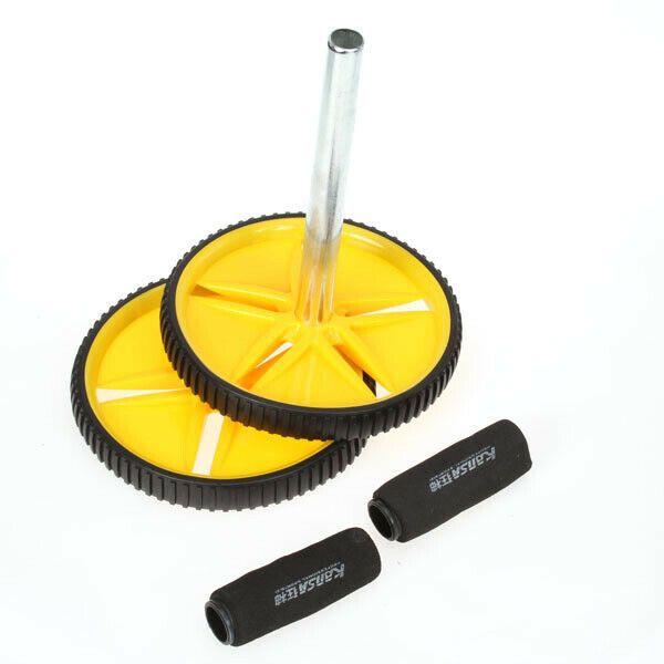 Gym Abs Shoulders Arms Back Fitness Abdomen Trainer Workout Exercise Wheel