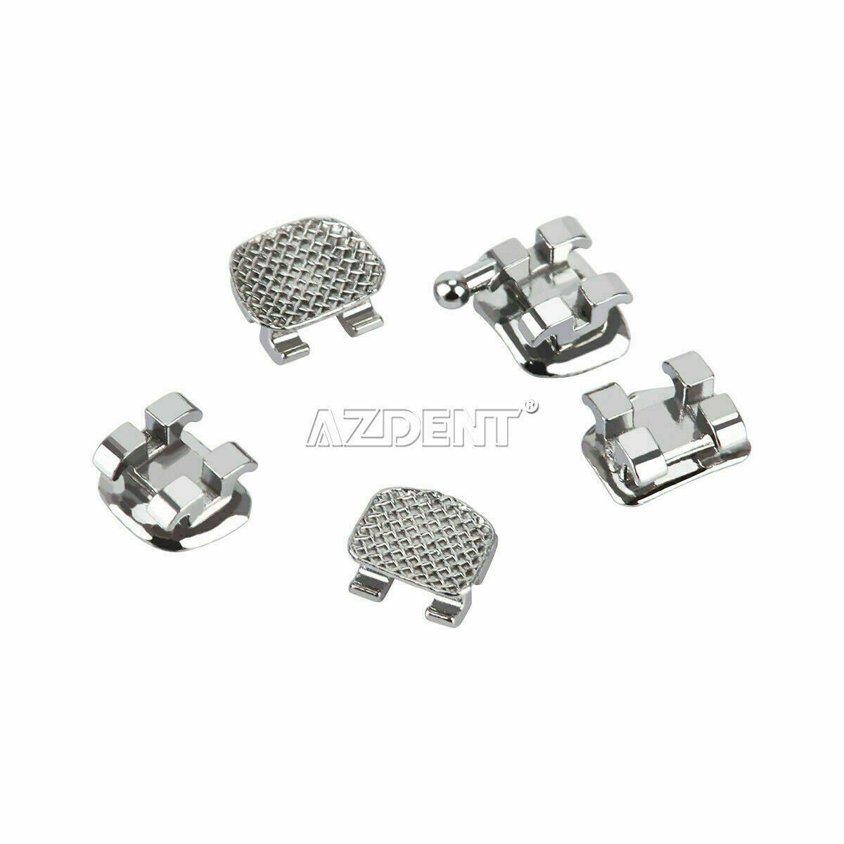 200packs Orthodontic Brackets Braces Dental Edgewise Slot.022 Hooks 3 AZDENT