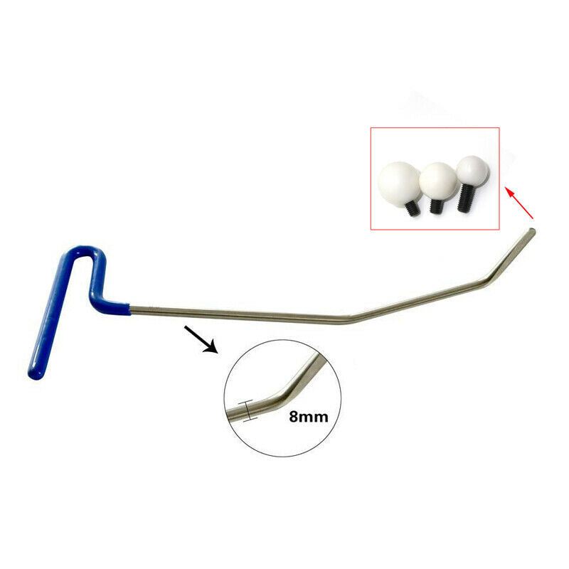 3Pc/M8 Car Body Repair Replace Head Ball Dent Tool Set Puller for Flattening Pen