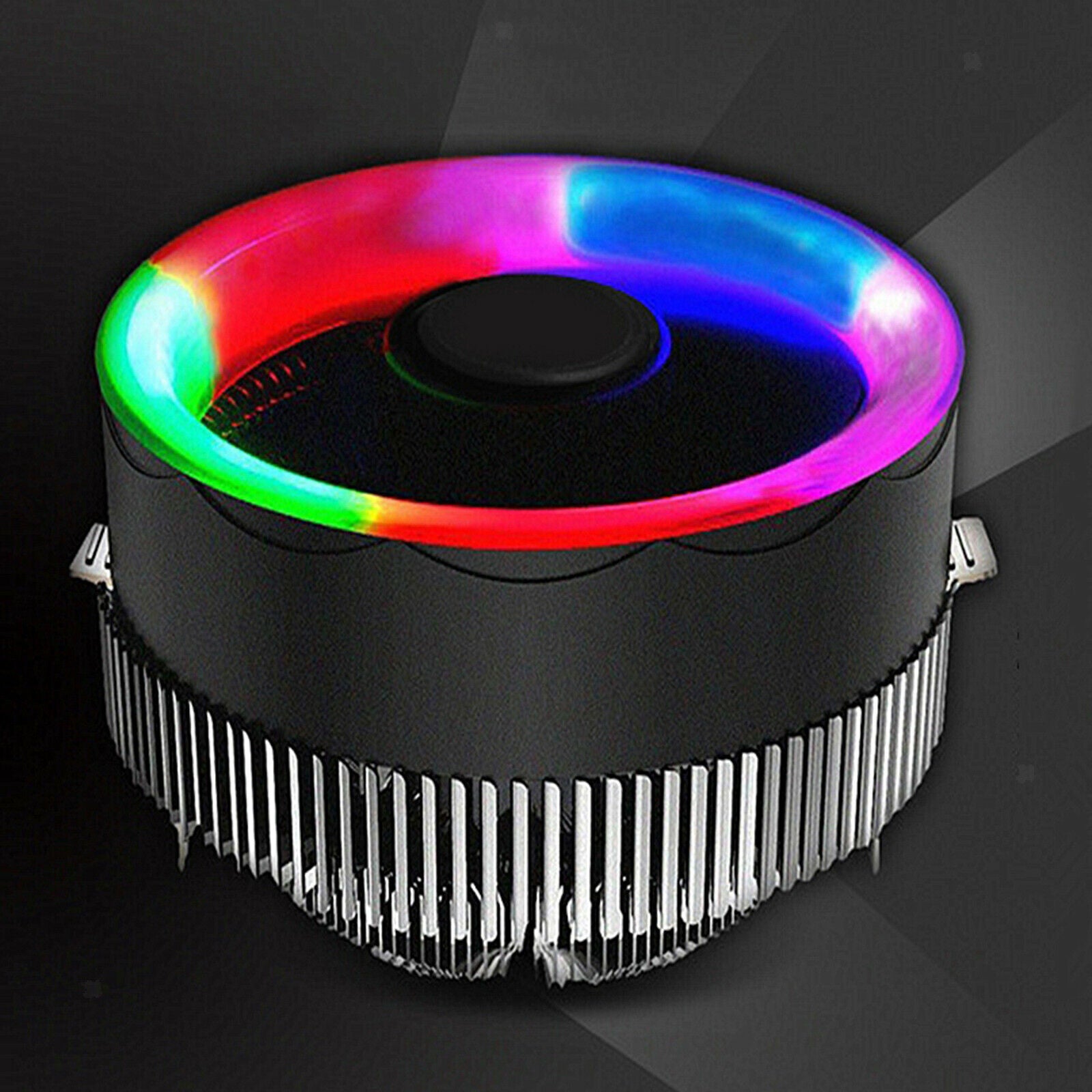 Computer PC RGB CPU Cooler Fan Desktop Heat Sink for Intel LGA 1150 AMD AM3+