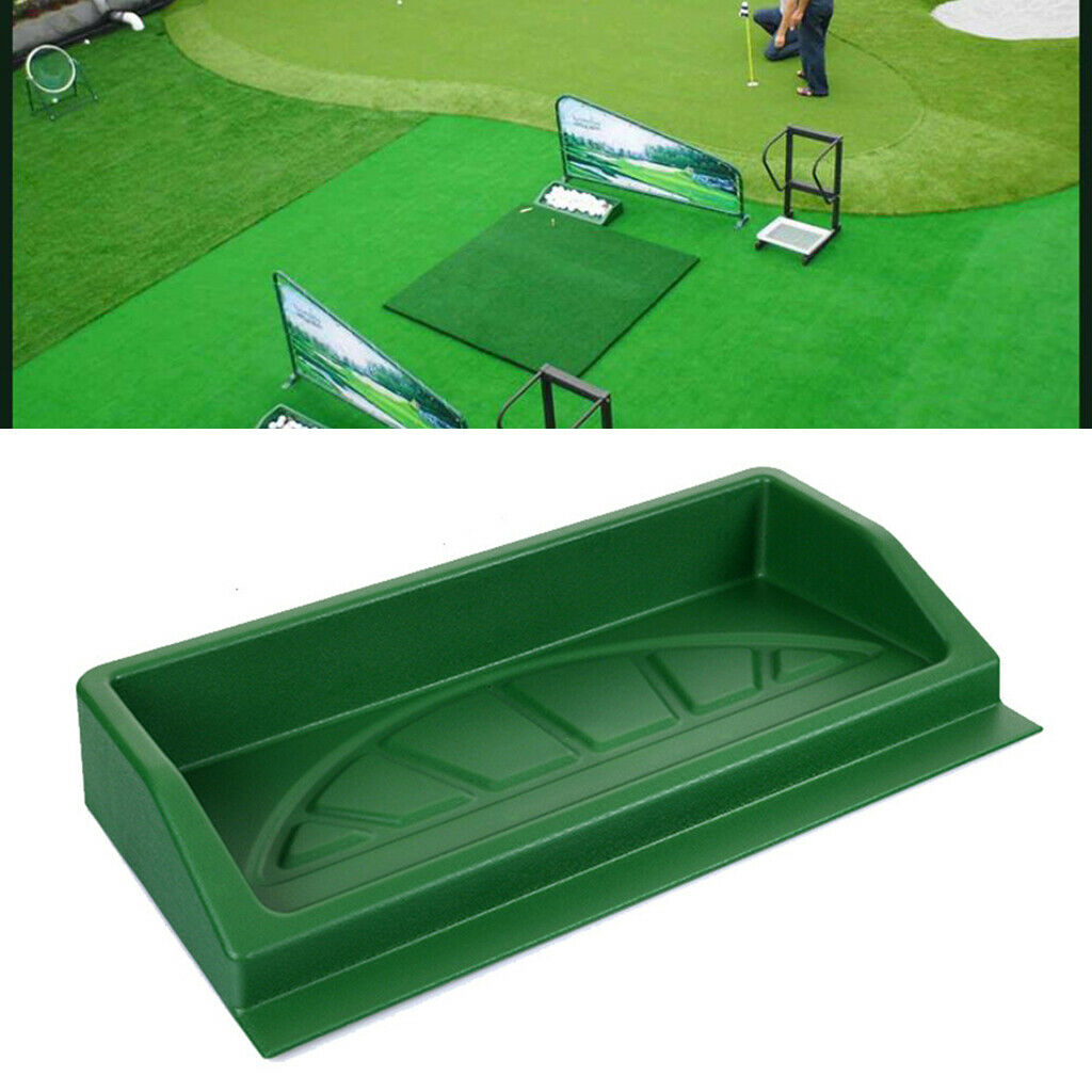 Driving Range Golf Ball Tray Outdoor Putting Mat Practive Ball Holder Accs