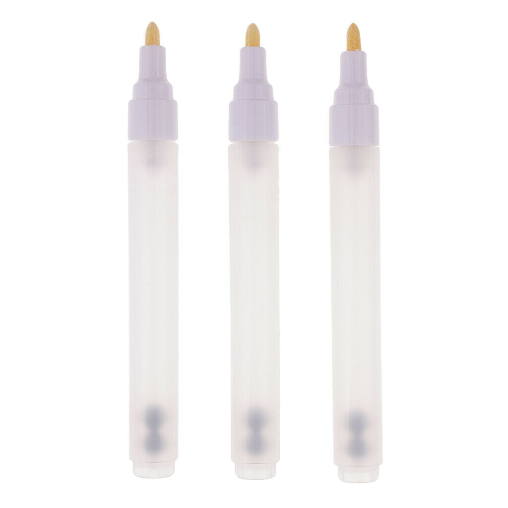 Lots 3 Refillable Oil Paint Empty Marker Pens Empty Pen Tube Paint Ink