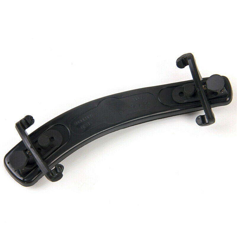 Adjustable Violin Shoulder Rest Pad Supporter Size 3/4 4/4 Height Angle Black
