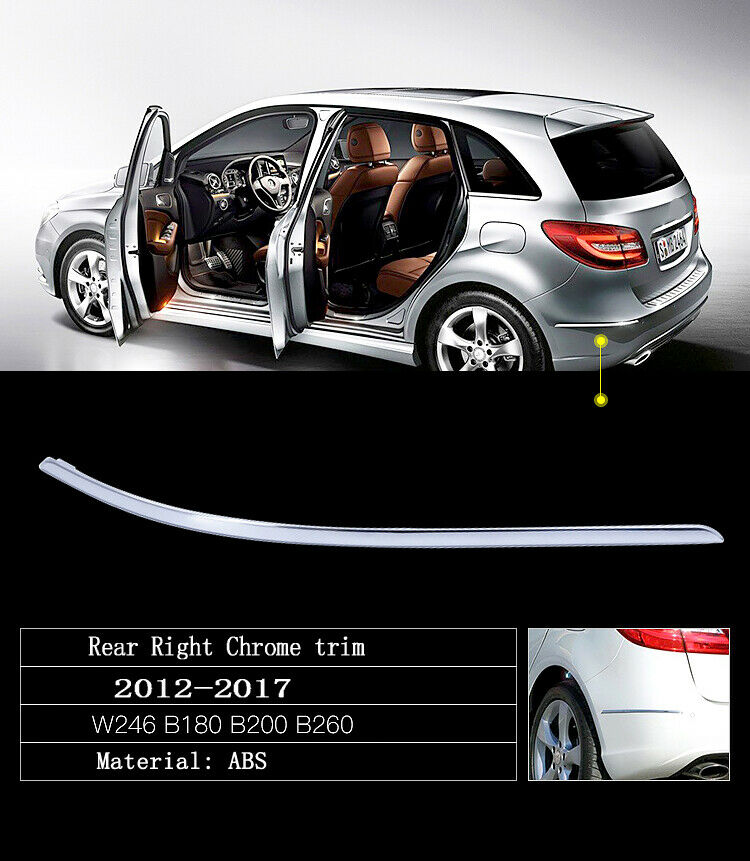 Rear Bumper Left Side Moulding Trim Strip Fits For Mercedes Benz  B-Class W246