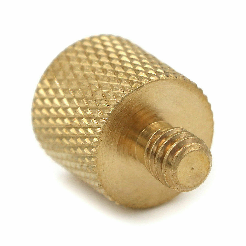 tripod camera thread screw adapter 3/8 to 1/4 female male converter brass