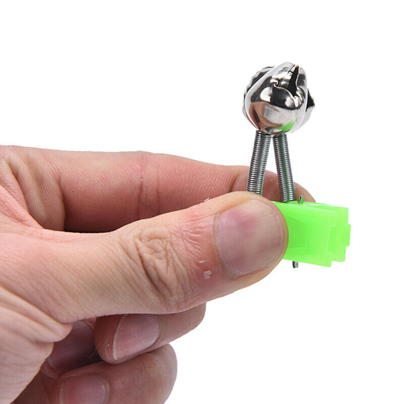5Pcs Night Fishing Twin Rod Clamp Bell Ring Bite Alarm Tackle Accessori.l8