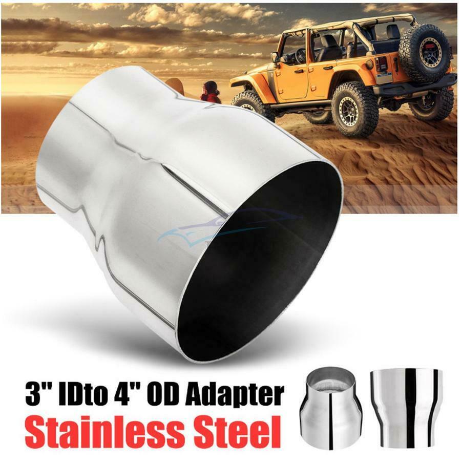 3" ID to 4" OD 304 Stainless Steel Car Exhaust Pipe Adapter Reducer Connector