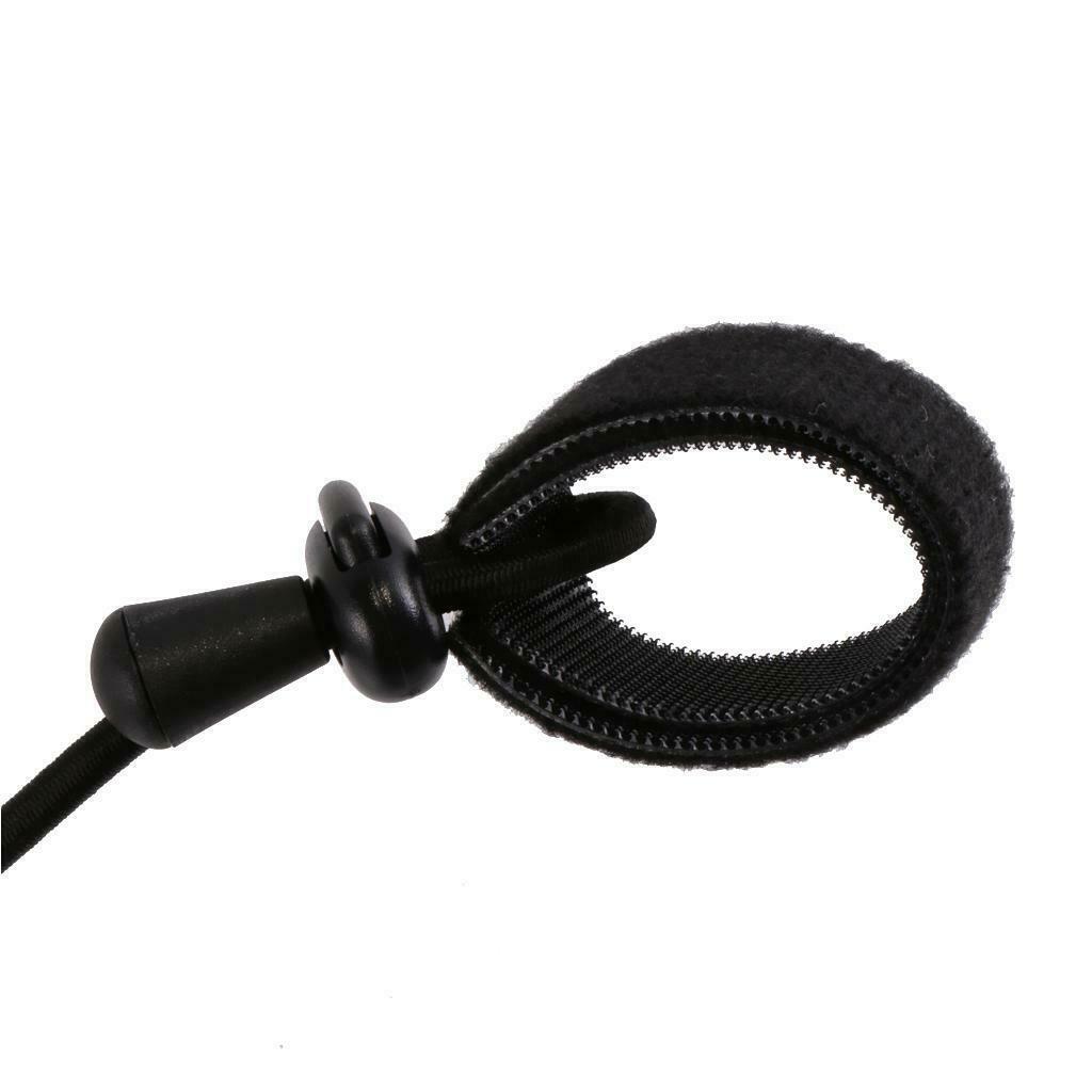Elastic Canoe Kayak Paddle Leash Safety Fishing Rod Lanyard Leash Clip