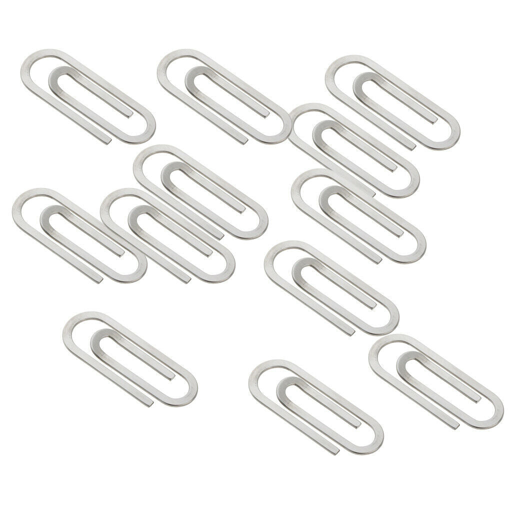 12x Money Paper Clip Bookmark Memo Clip for Office School Supplies Stationery