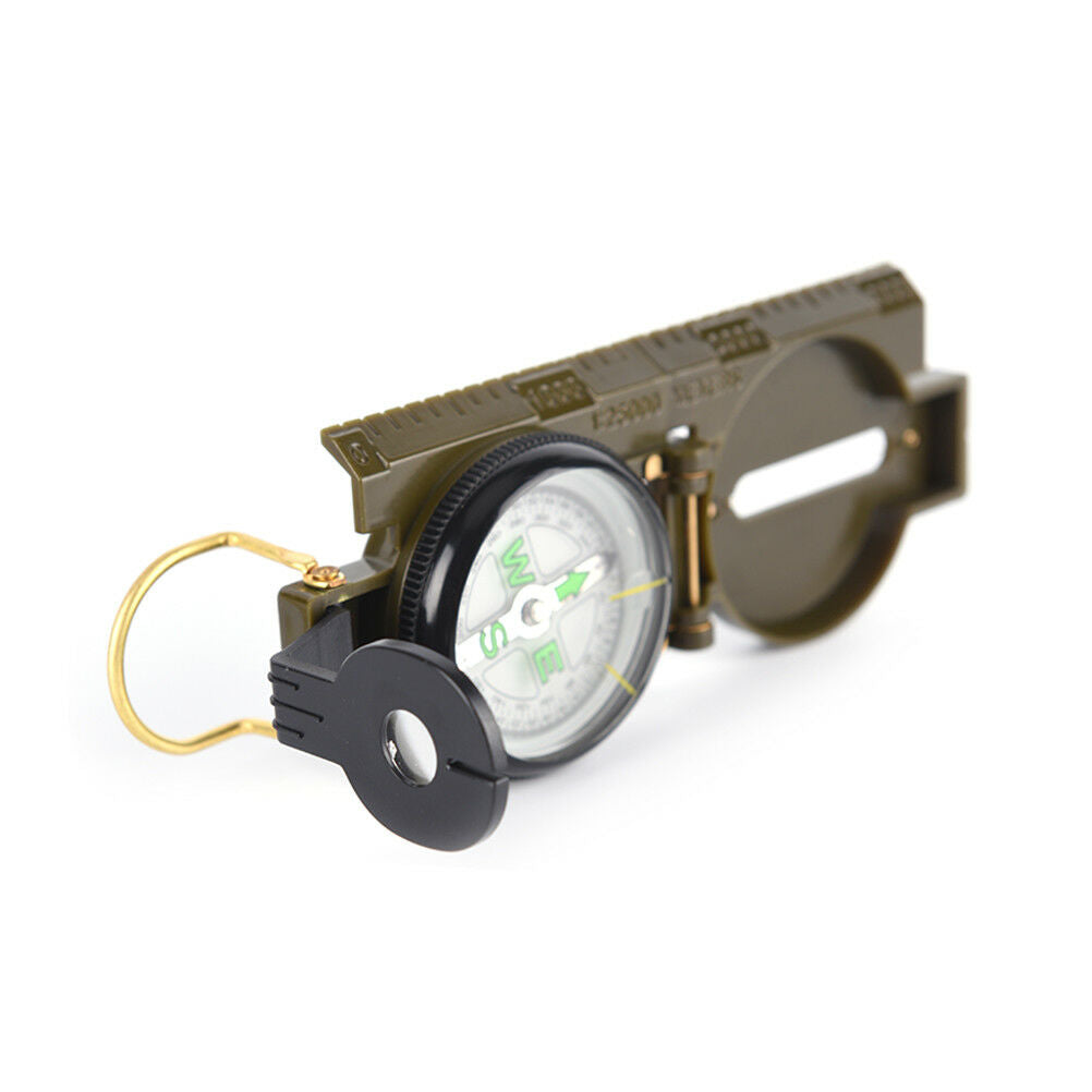 1x à lentille repliée le camping la boussole d'outil DD