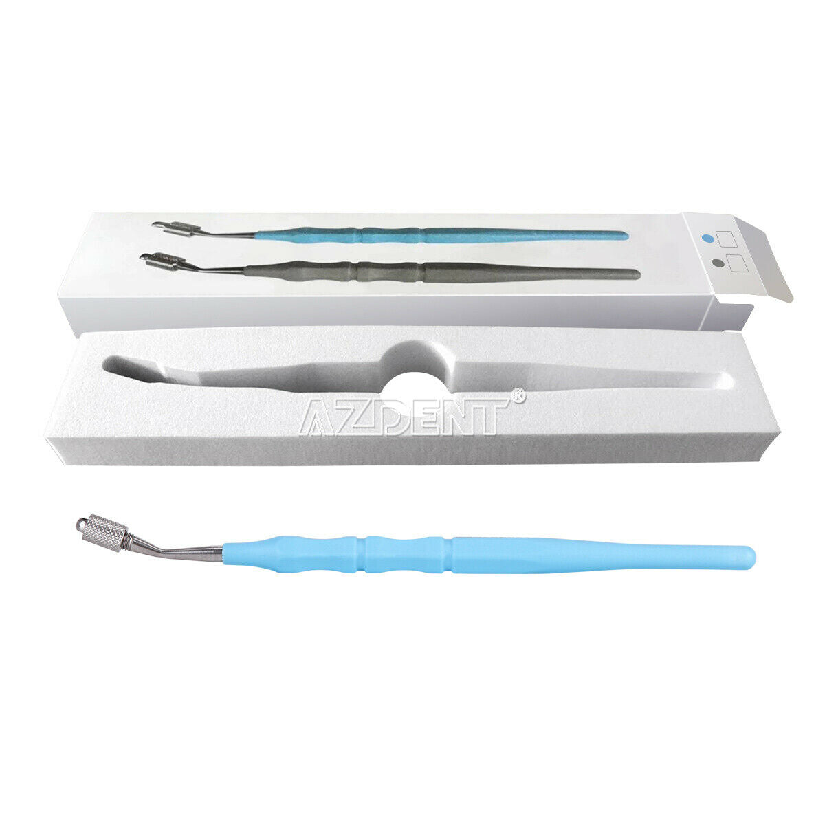 3pc Dental Endodontic File Holder Hand Use Posterior Root Canal Clip 134℃ Blue
