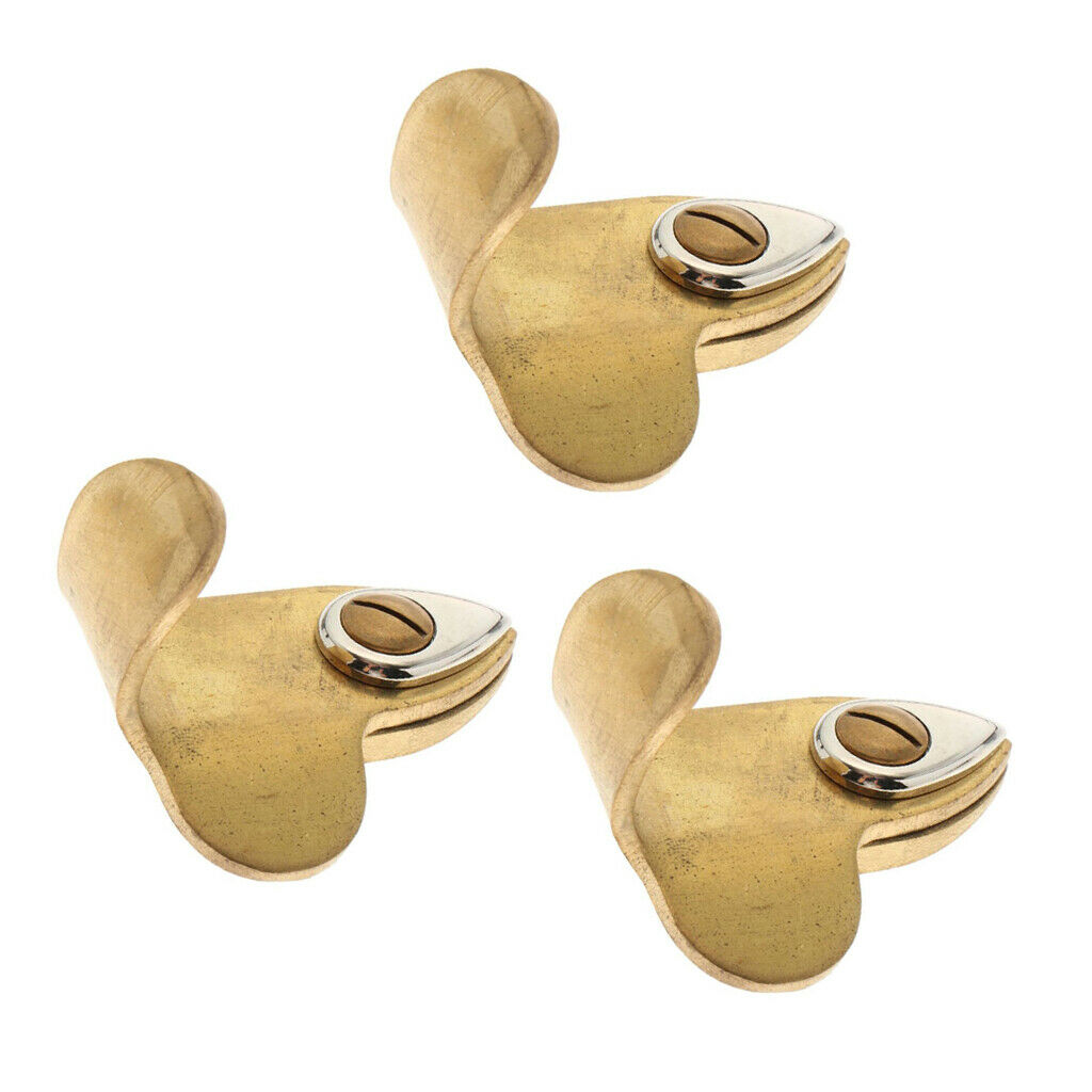 3 Packs Metal Saxophone Thumb Hook Rest Support Wind Tool Sax Practice Parts