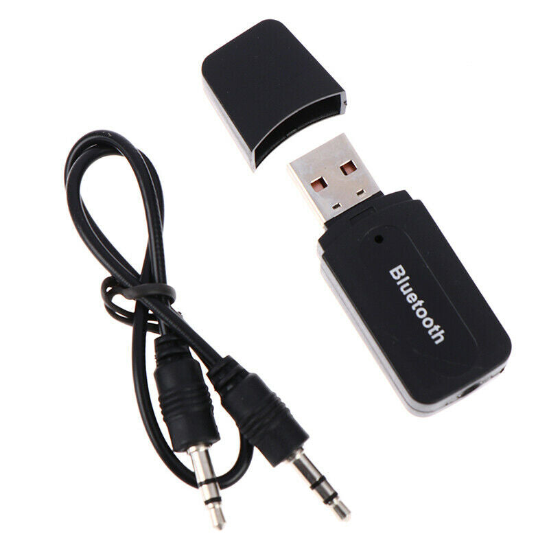 3.5mm Jack Usb Bluetooth Aux Wireless Car Audio Receiver A2DP Music Recei iZ KX