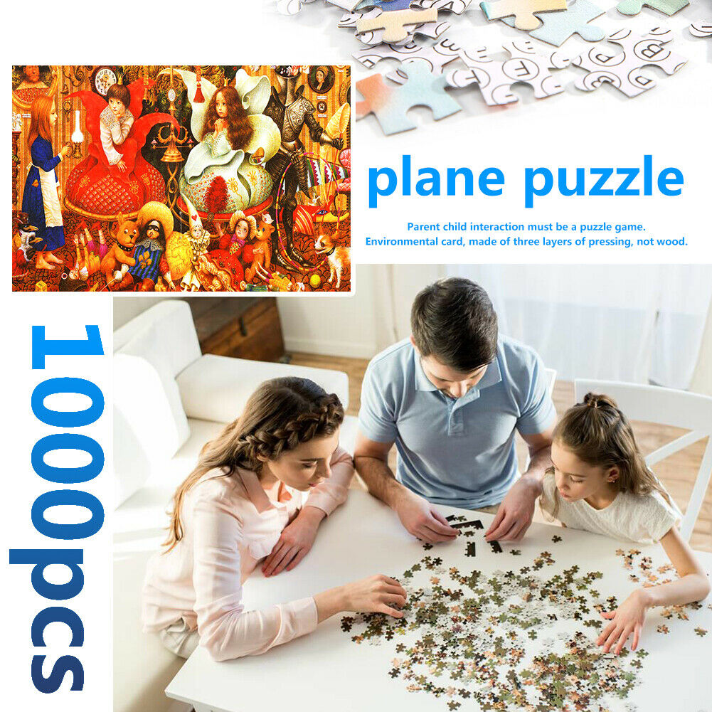 Puzzles Jigsaw 1000pcs Hall Princess Educational DIY Stress Relief Toys @