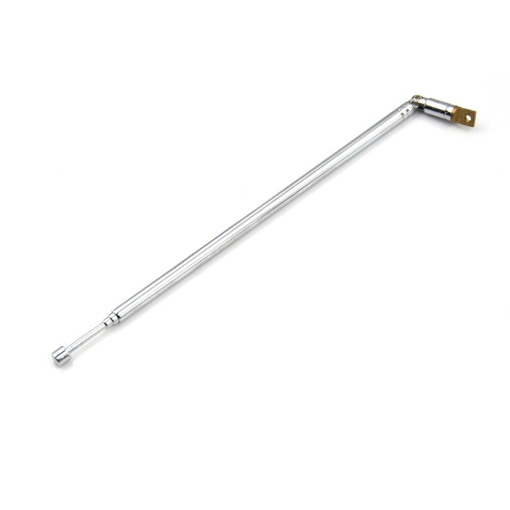 Metal Full-channel AM FM Radio Telescopic Antenna 63cm Length 4 Sections.l8