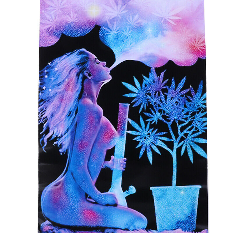 Matte Cannabliss Sexy Gras Blacklight Poster 12.5X15.7 INCH HfL xaM Rf