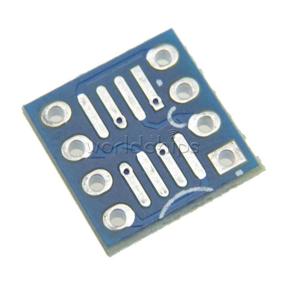 100pcs SOP8 SO8 SOIC8 TSSOP8 MSOP8 to DIP8 Adapter PCB DIY Conveter Board new