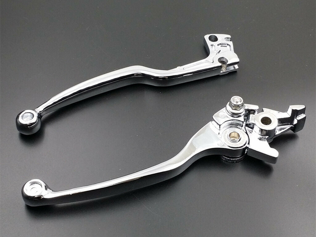 Chrome Brake Clutch Lever For Suzuki 92-06 600F 89-06 750F 01-07 SV650 SV650S