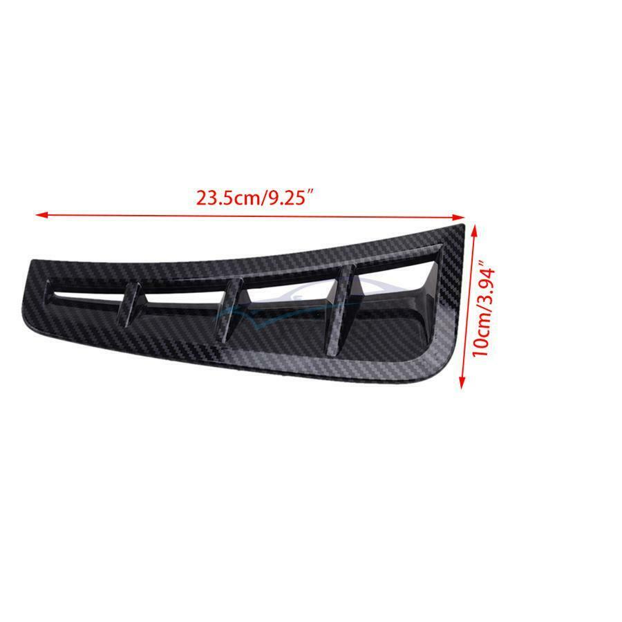 2×Carbon Fiber Look Side Air Outlet Decoration Stickers For Hyundai Sonata 20-21