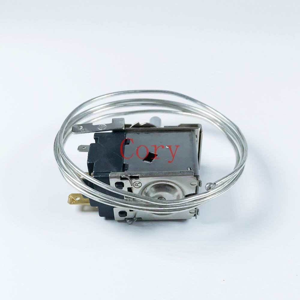 1pcs Refrigerator Thermostat AC 220-250V 5(4)A 50/60Hz 2 pins w 60cm Metal Cord