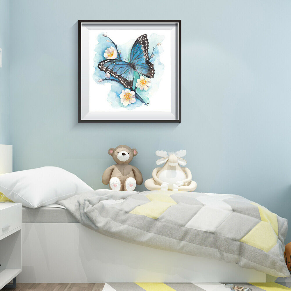 Butterfly 5D DIY Special Shaped Drill Diamond Painting Cross Stitch Mosaic @