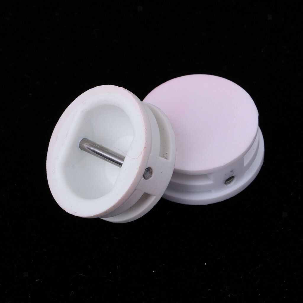 5 Pieces Surfing Surfboard Leash Cup Repair Plug Stainless Steel Bar (White)