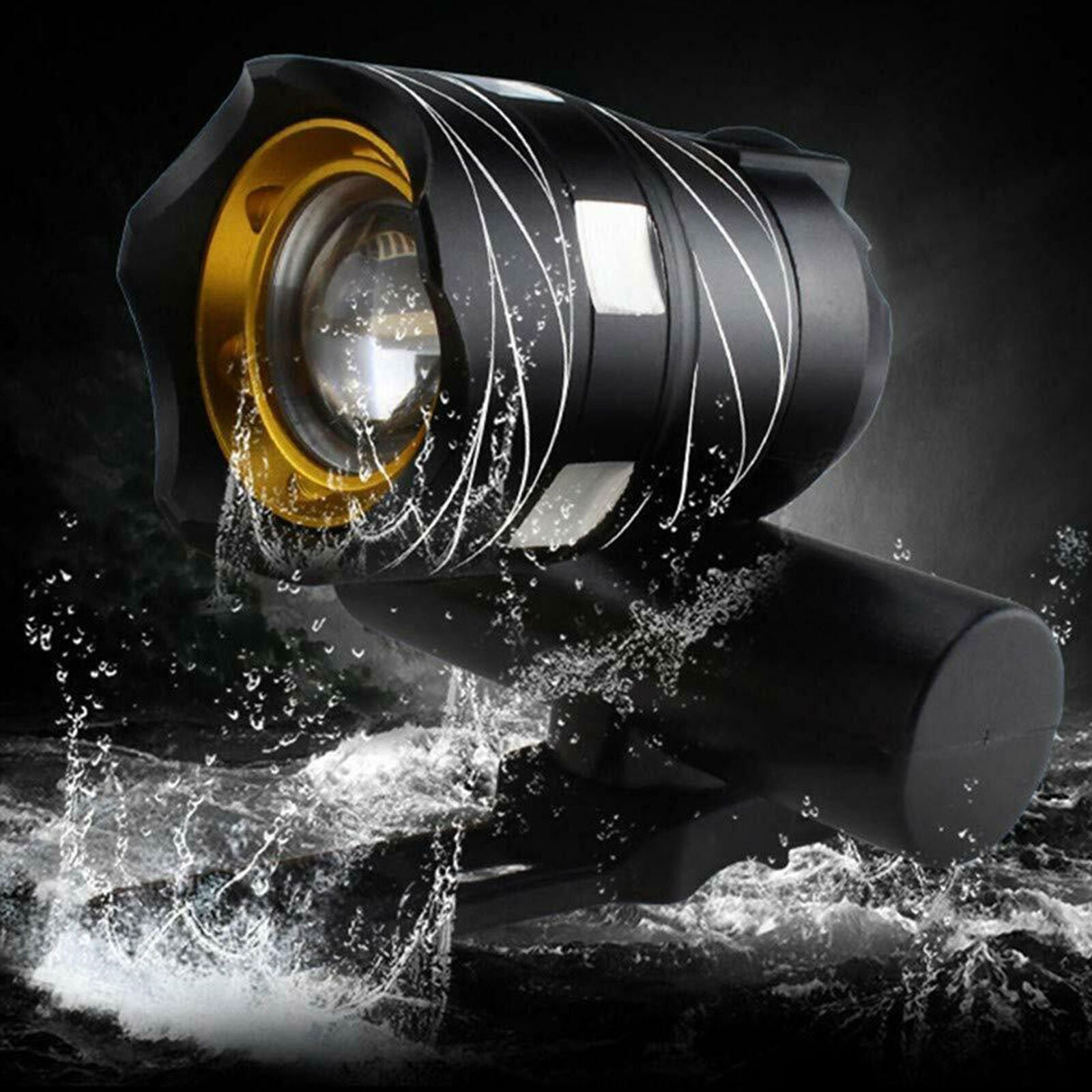 15000LM XM-L T6 LED MTB Bicycle Light Bike Front Headlight USB Rechargeable