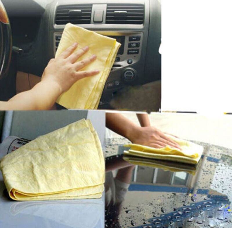 Perfect Washing Chamois Synthetic Leather Cleaning Towel Larger Car/Home .l8