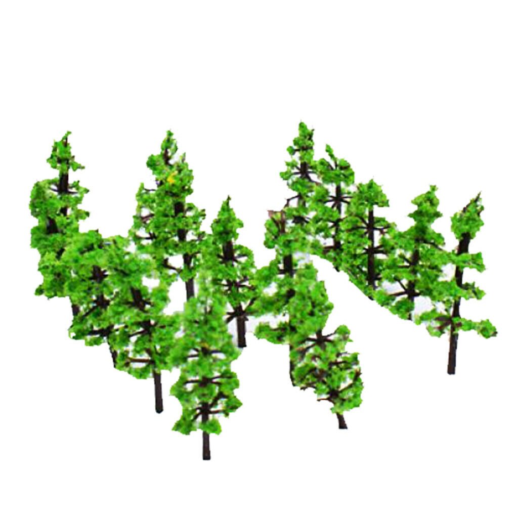 110x Green Mini Fir Trees Trains Micro Landscape SCENERY Layout HO N Z Gauge